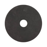 Back face of 4.5-inch flat stainless steel cutting wheel