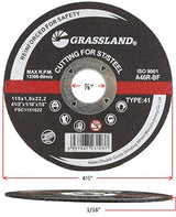 4.5 x 1/16 x 7/8-inch stainless steel cutting wheel dimensions