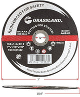7 x 1/16 x 7/8-inch stainless steel cutting wheel dimension diagram