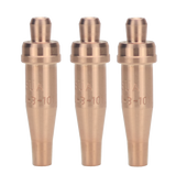 Three 3-101 acetylene cutting tips