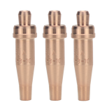 Three 3-101 acetylene cutting tips