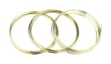 Three coils of silver-brazing filler wire