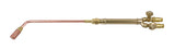 Torch handle fitted with rosebud heating tip