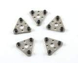 Five triangular triple-flint replacement assemblies