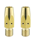 Two brass 169-728 MIG tip holders