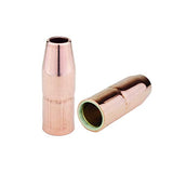 Two copper 169-series MIG nozzles for Miller M-25/M-40
