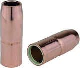 Two copper 169-series MIG nozzles for Miller M-25/M-40