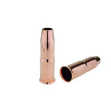 Two copper 24A short-stop MIG nozzles