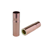 Two self-insulated 23 flush-tip MIG nozzles