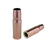 Two self-insulated copper 23 threaded MIG nozzles