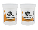 Two SÜA Bronze-Flux 2 jars