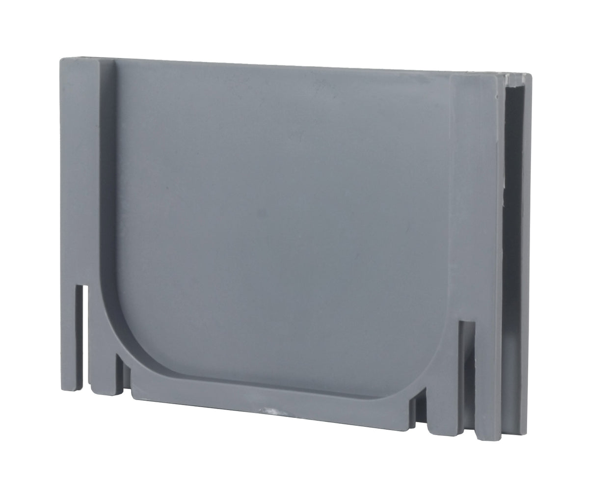 Gray URA WATER UA100 channel drain end cap