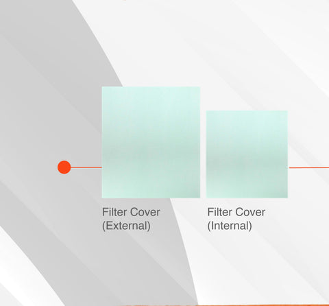 Vector helmet internal and external protective cover lenses