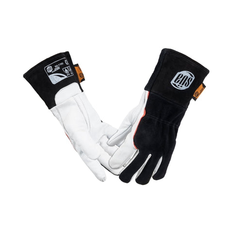 White and black MIG/Stick welding gloves