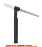 WP-17 torch head with ghosted consumables illustrating parts sold separately