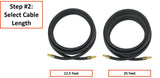 One-piece TIG cable options in 12.5- and 25-foot lengths