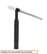 WP-9 torch head with ghosted consumables illustrating parts sold separately