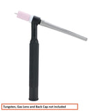 WP-9 torch head with ghosted consumables illustrating parts sold separately