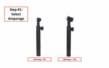 Comparison of 9V 125A and 17V 150A TIG torch bodies