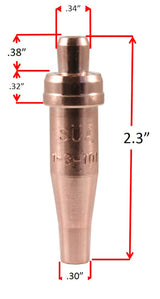 3-101-1 cutting tip dimension diagram