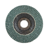 Zirconia Flap Disc, 4-1/2 x 7/8, 36 Grit, T29: label side