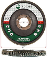 Zirconia Flap Disc, 4-1/2 x 7/8, 36 Grit, T29: abrasive working surface