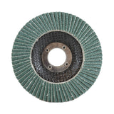 Zirconia Flap Disc, 4-1/2 x 7/8, 60 Grit, T29: abrasive working surface